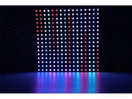LED Board Flexible 16x16 WS2812B 5050 RGB LED with drivers (256bits)